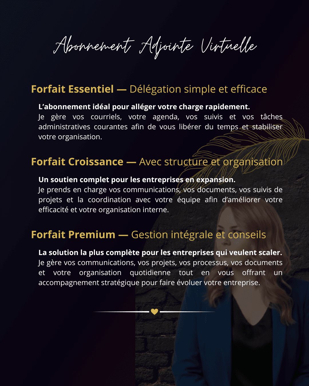 Adjointe virtuelle au travail — gestion administrative et soutien aux entrepreneurs